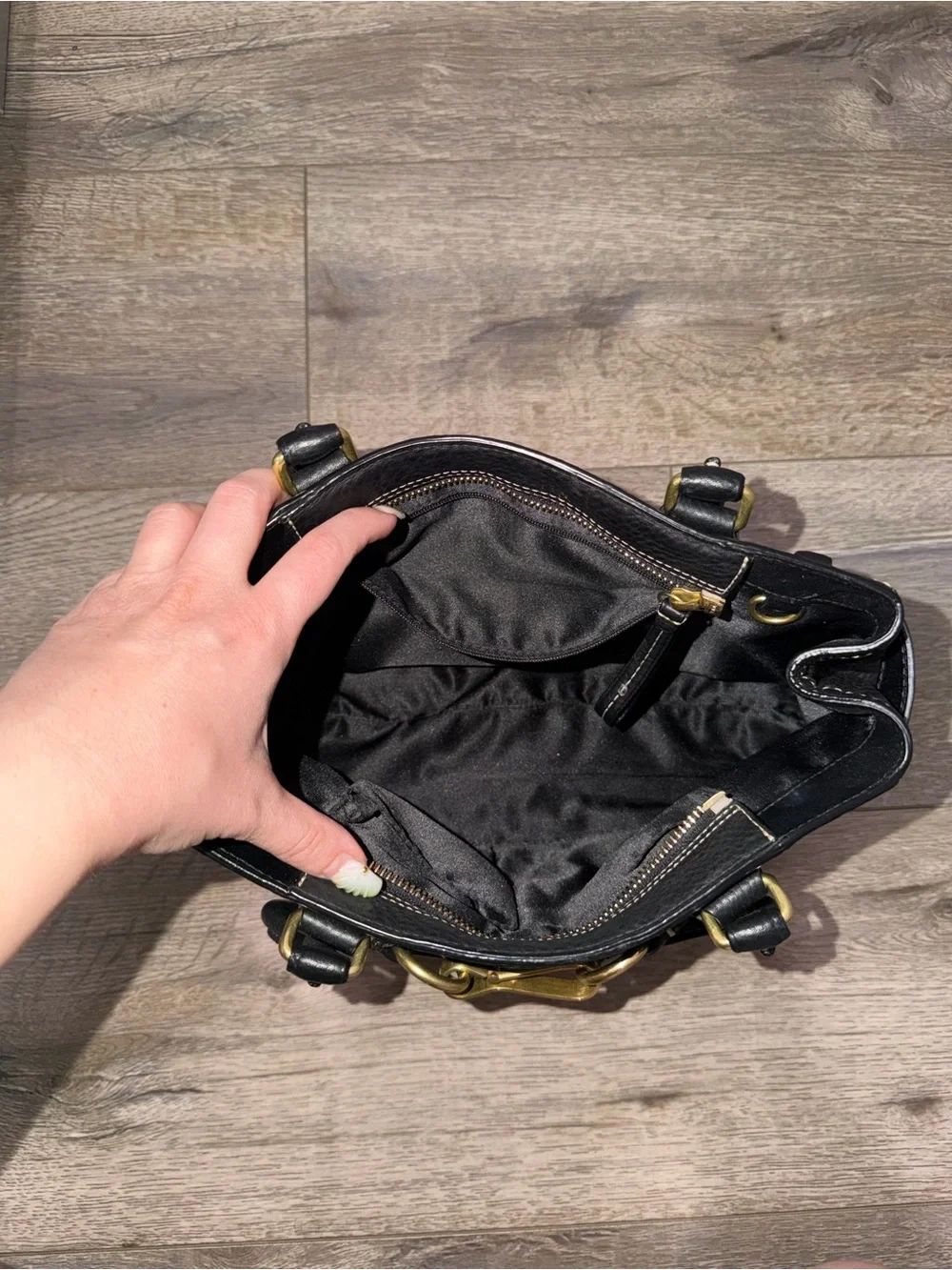 Vintage Coach Black Purse